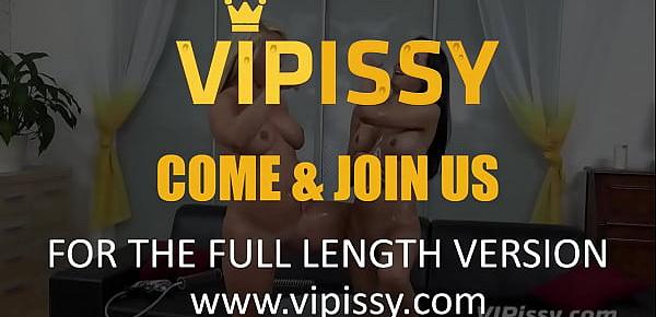  VIPissy - Lesbian piss drinking and pussy play for Francys Belle and Lilith